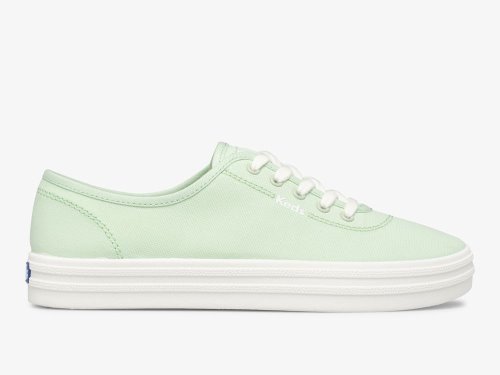 Keds Breezie Canvas Women's Lace Up Shoes Mint | AU-05123