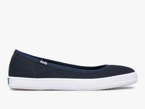 Keds Bryn Canvas Women's Slip On Sneakers Navy | AU-01169