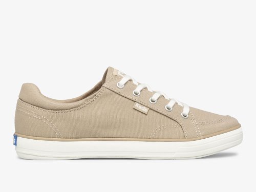 Keds Center II Canvas Women's Lace Up Shoes Brown | AU-81643