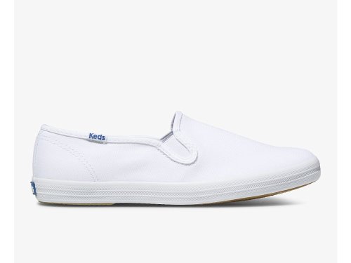 Keds Champion Slip On Women's Slip On Sneakers White | AU-33621