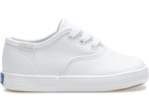Keds Champion Toe Cap Leather Sneaker Girls' Leather Sneakers White | AU-29109