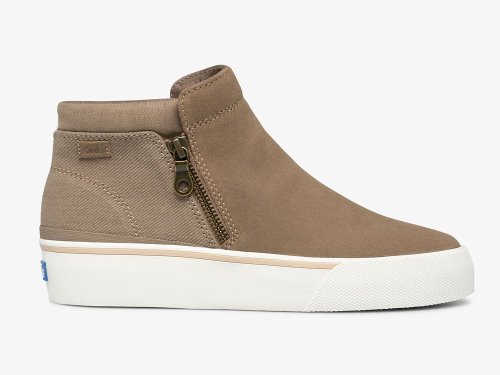 Keds Cooper Zip Bootie Women's Boots Brown | AU-60255