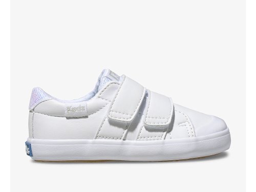 Keds Courtney HL Girls' Slip On Sneakers White | AU-51174