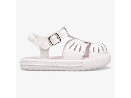 Keds Daphne Butterfly Leather Girls' Sandals White | AU-29764
