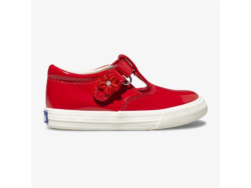 Keds Daphne Patent Sneaker Girls' Slip On Sneakers Red | AU-42072