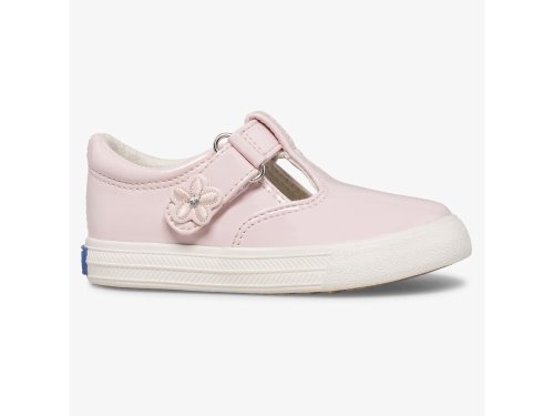 Keds Daphne Patent Sneaker Girls' Slip On Sneakers Pink | AU-77660
