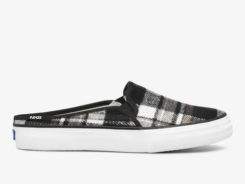 Keds Double Decker Mule Plaid Women's Slippers Grey | AU-22755