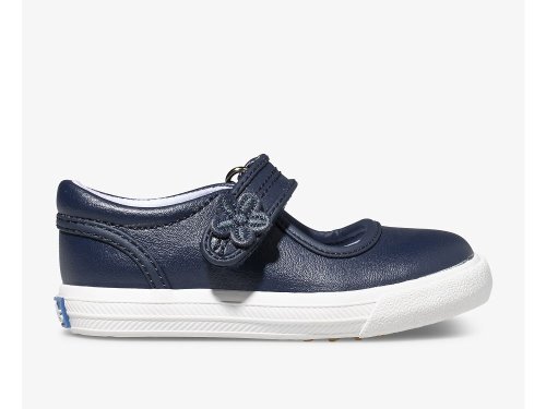 Keds Ella Mary Jane Girls' Mary Jane Shoes Navy | AU-02095