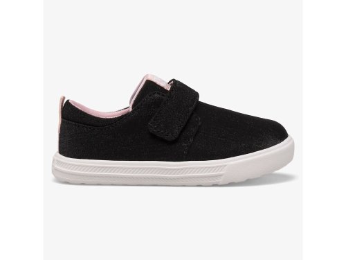 Keds Finlee Flex Girls' Slip On Sneakers Black | AU-20596