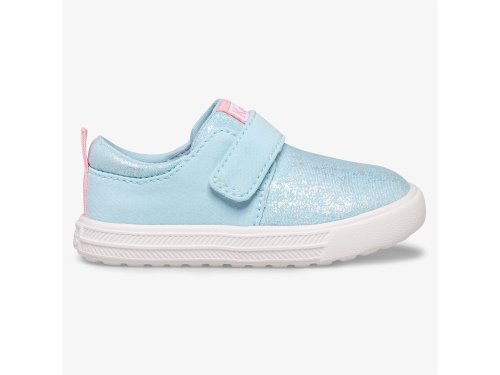 Keds Finlee Flex Girls' Slip On Sneakers Light Blue | AU-31561