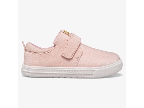 Keds Finlee Flex Girls' Slip On Sneakers Light Pink | AU-68652