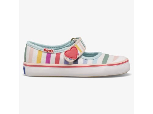 Keds Harper Girls' Mary Jane Shoes Multicolor Stripe | AU-26192