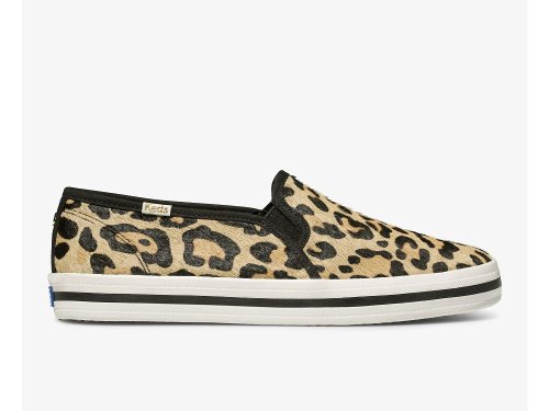 Keds Kate Spade New York Calf Hair Slip On Women's Slip On Sneakers Leopard | AU-94788