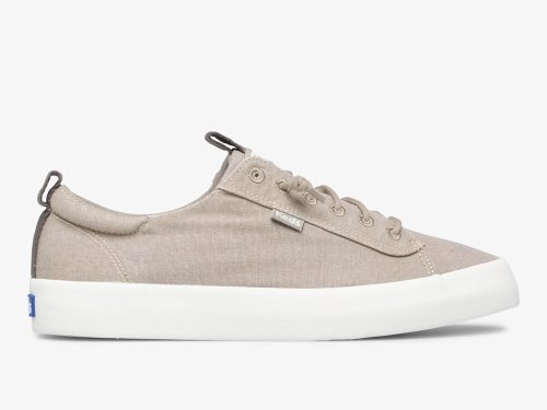 Keds Kickback Canvas Washable Women's Lace Up Shoes Grey | AU-41743