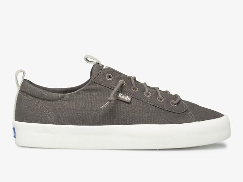 Keds Kickback Washable Feat. Organic Cotton Women's Lace Up Shoes Dark Grey | AU-28310