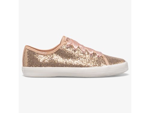 Keds Kickstart Celebrations Girls' Sneakers Rose Gold | AU-33476