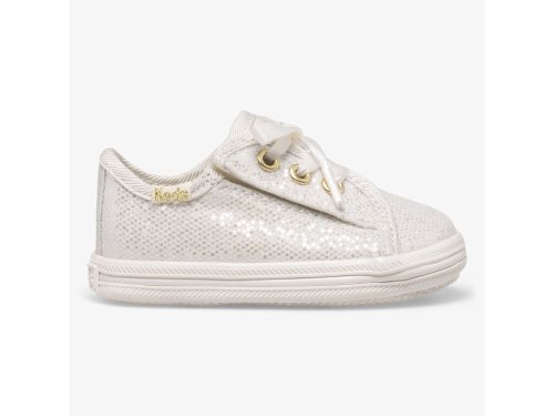 Keds Kickstart Crib Celebrations Girls' Sneakers White | AU-14396