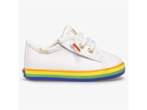 Keds Kickstart Crib Girls' Sneakers White / Multicolor | AU-03494