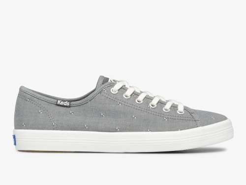 Keds Kickstart Dobby Jacquard Women's Tennis Shoes Grey | AU-25171