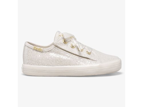 Keds Kickstart Jr Celebrations Girls' Sneakers White | AU-18095