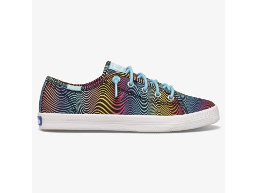 Keds Kickstart Seasonal Girls' Sneakers Blue Yellow Multicolor | AU-15642