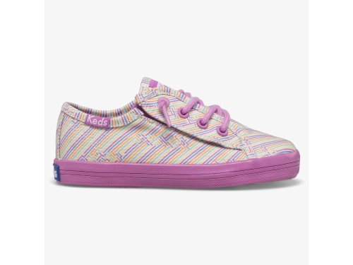 Keds Kickstart Seasonal Jr Girls' Sneakers Multicolor / Purple | AU-28430