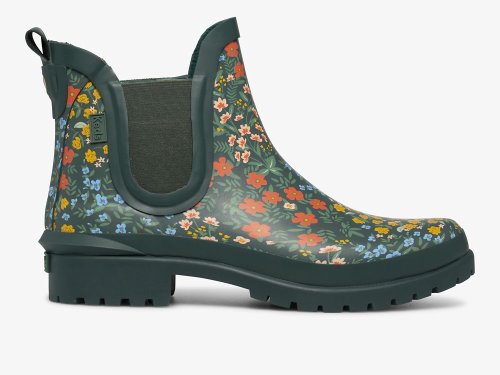 Keds Rifle Paper Co. Rowan Wildwood Women's Slip On Sneakers Green | AU-47155