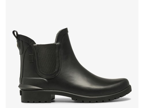 Keds Rowan Rain Boot Women's Rain Boots Black Black | AU-81395