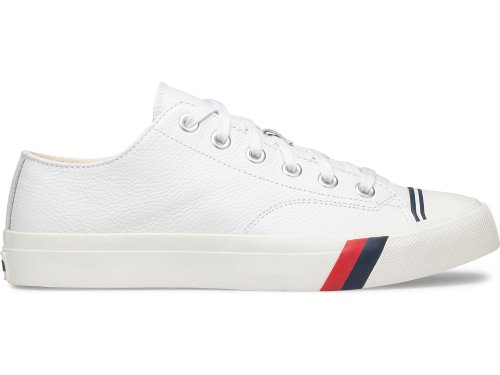 Keds Royal Lo Classic Leather Women's Lace Up Shoes White | AU-45597