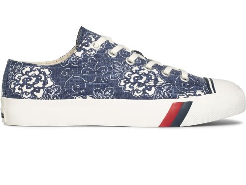 Keds Royal Lo Floral Print Women's Lace Up Shoes Navy | AU-42644