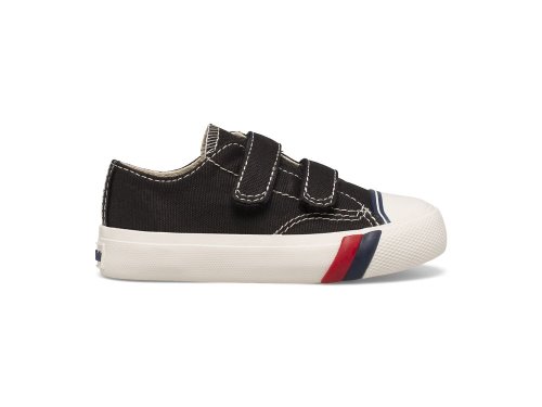 Keds Royal Lo HL Boys' Slip On Sneakers Black | AU-73075