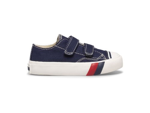 Keds Royal Lo HL Boys' Slip On Sneakers Navy | AU-73893