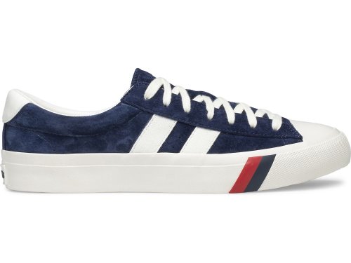 Keds Royal Plus Suede Women's Lace Up Shoes Navy | AU-54910