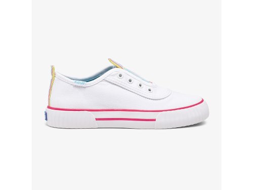 Keds Topkick Washable Slip-On Girls' Slip On Sneakers White | AU-94391
